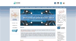 Desktop Screenshot of iccsse.org